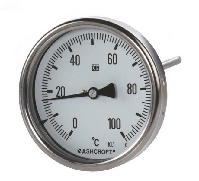ASHCROFT stainless steel bimetal thermometer 