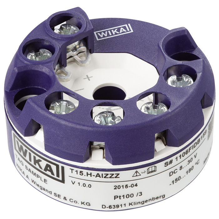 Wika Models T15.H & T15.R Digital Temperature Transmitter