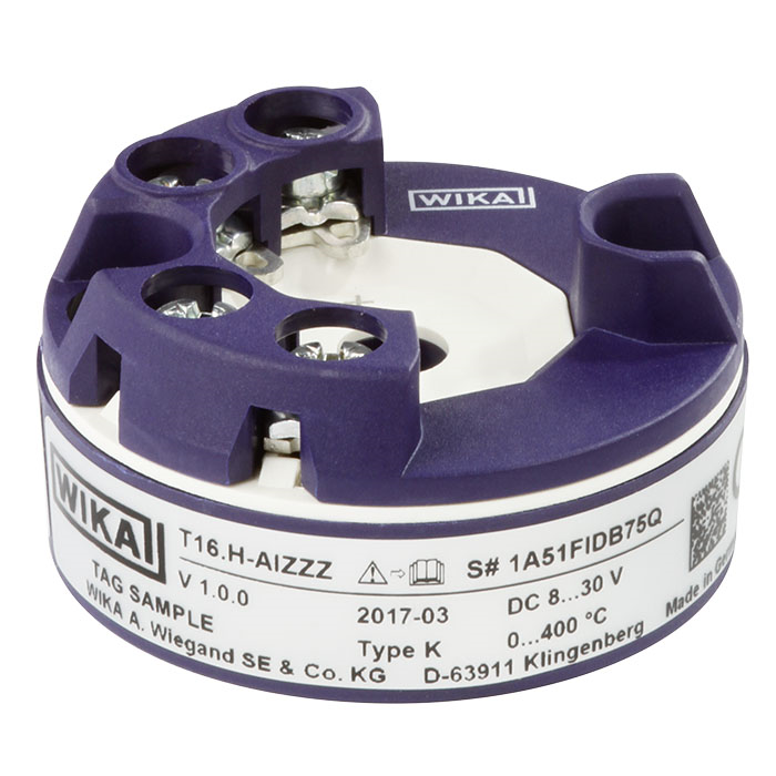 Wika Models T16.H & T16.R Digital Temperature Transmitter